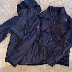 3 in 1 North Face Triclimate Carto Winter Jacket